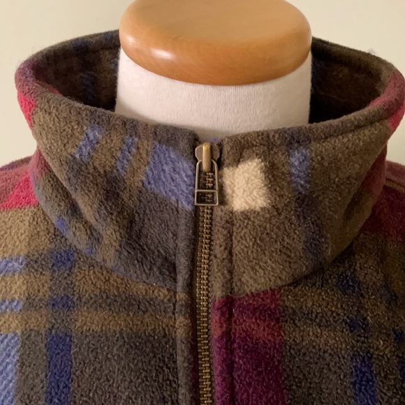 Vintage Nautica Fleece Pullover, Size L - Picture 6 of 11